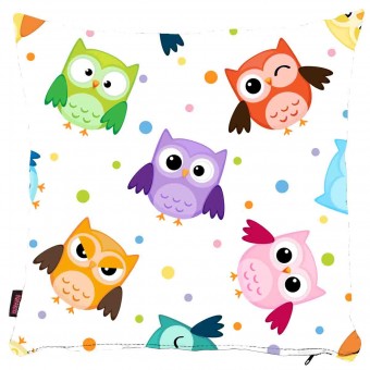 Baykuş Yastık Kılıfı-5